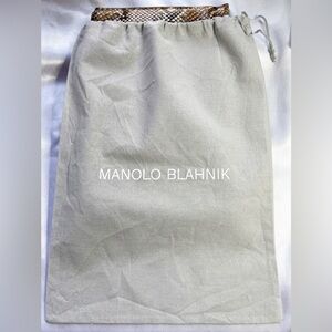 Manolo Blahnik ♥️ Drawstring Dust Bag